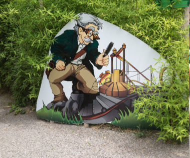 Decoration parc attraction