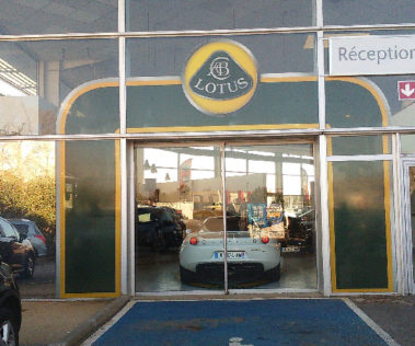 Decoration vitrophanie