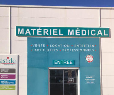 Devanture tole et dibond