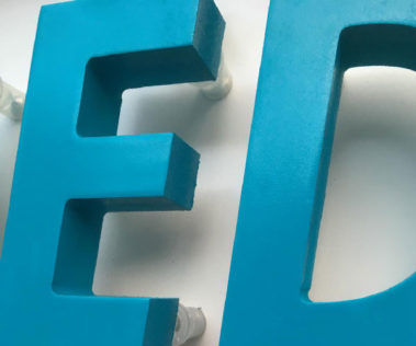 Lettres relief ed