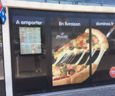 Vitrophanie restaurant