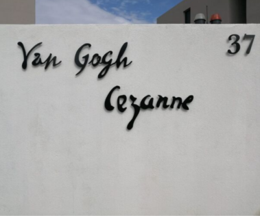 decoration van gogh signaletique