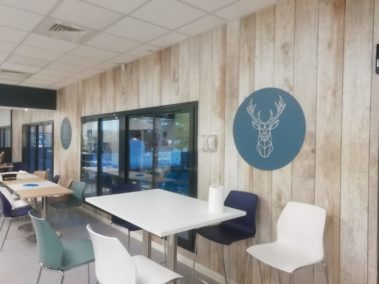 Forme découpée décorative