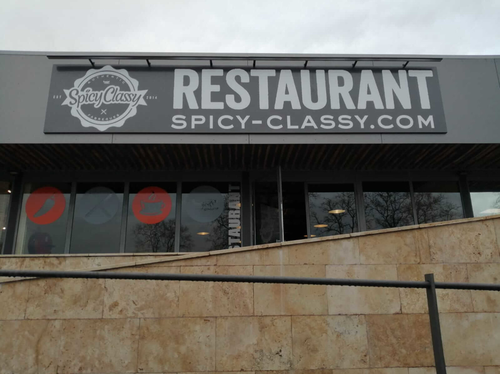 Enseigne impression restaurant