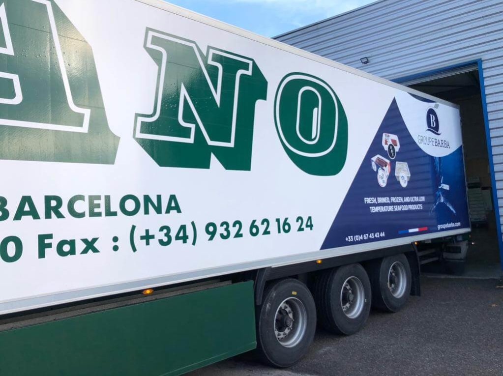 marquage camion barba