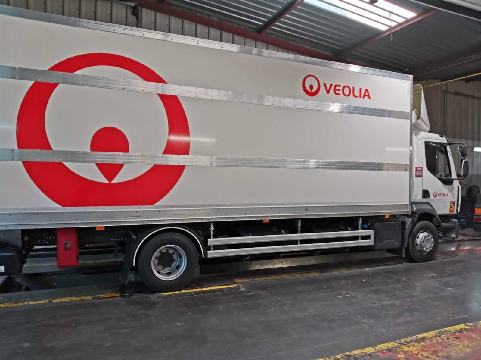 marquage camion veolia