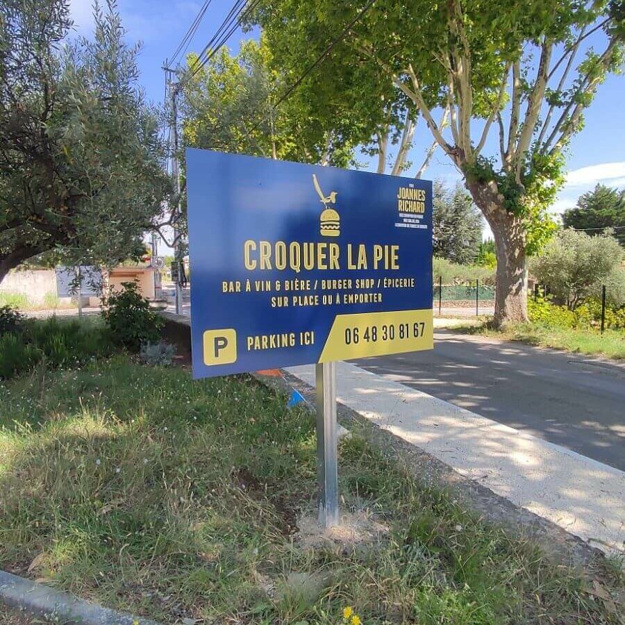 panneau signalétique